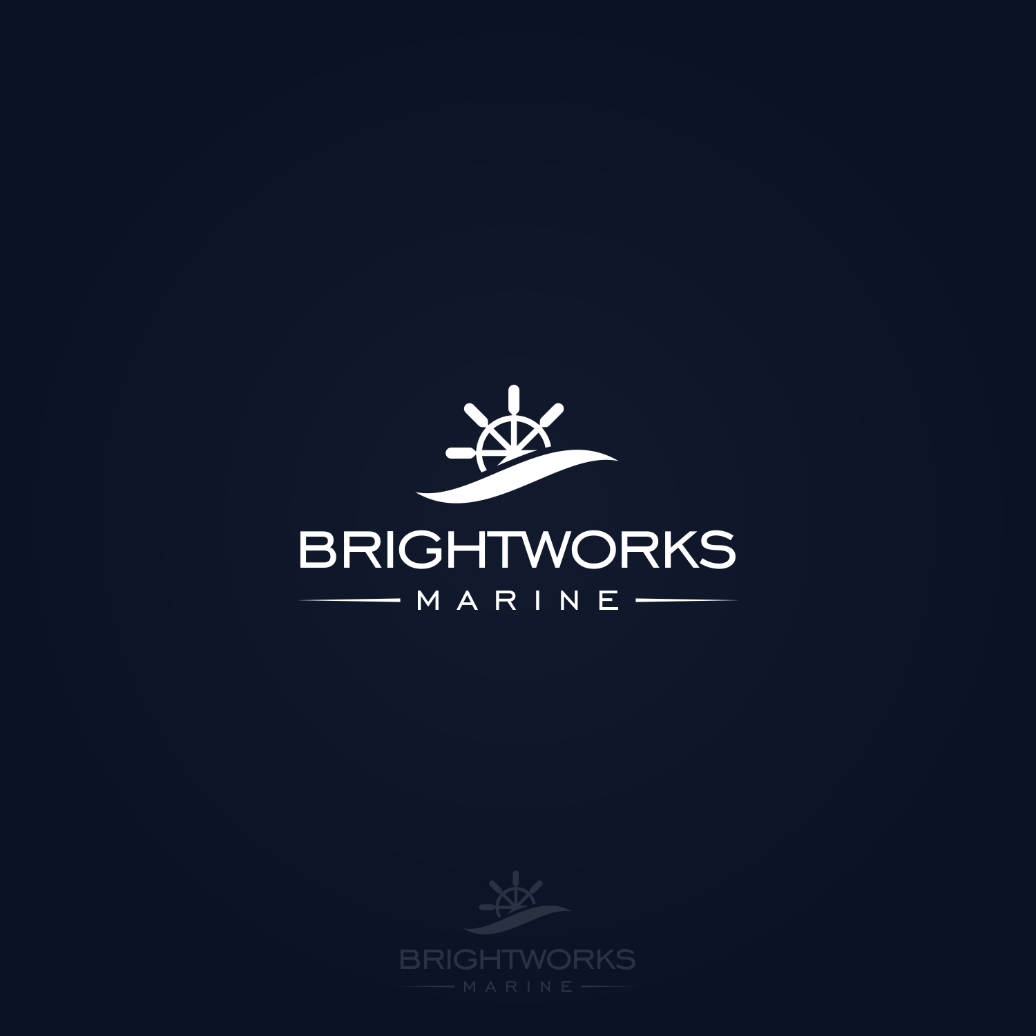 Logo Design by QuattroCreative for Brightworks Marine | Design #9606675