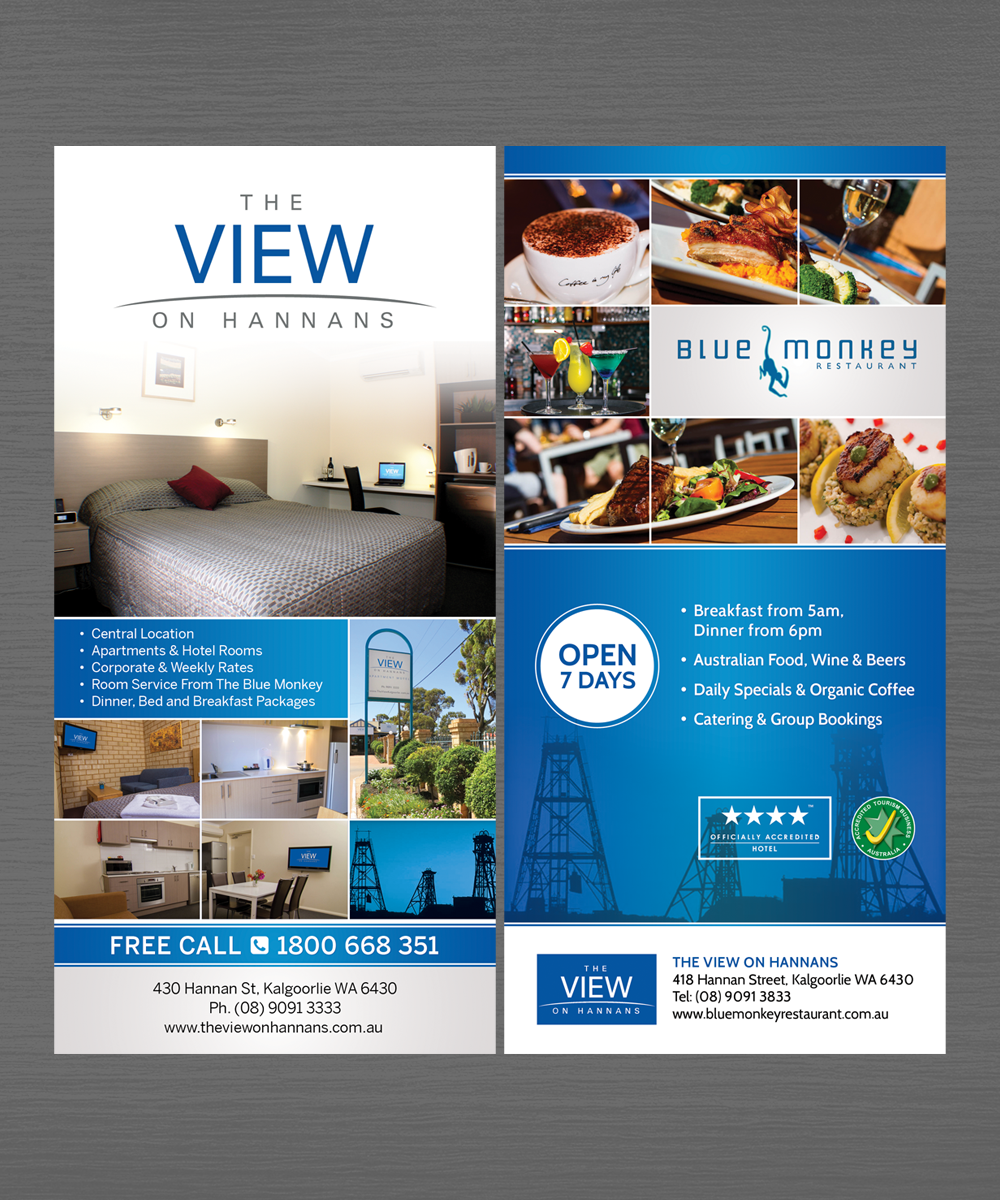 modern serious restaurant flyer design for a company by nadhisa87