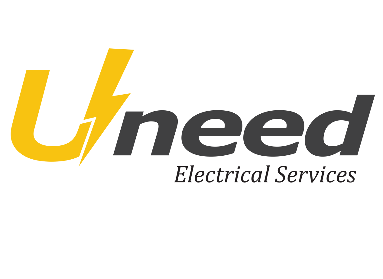 Logo and Business Card Design by Graphicient for Uneed Electrical Service | Design #9725977