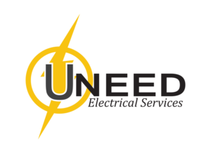 Logo and Business Card Design by Graphicient for Uneed Electrical Service | Design: #9725979