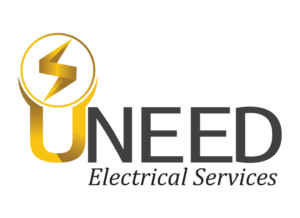Logo and Business Card Design by Graphicient for Uneed Electrical Service | Design: #9725980