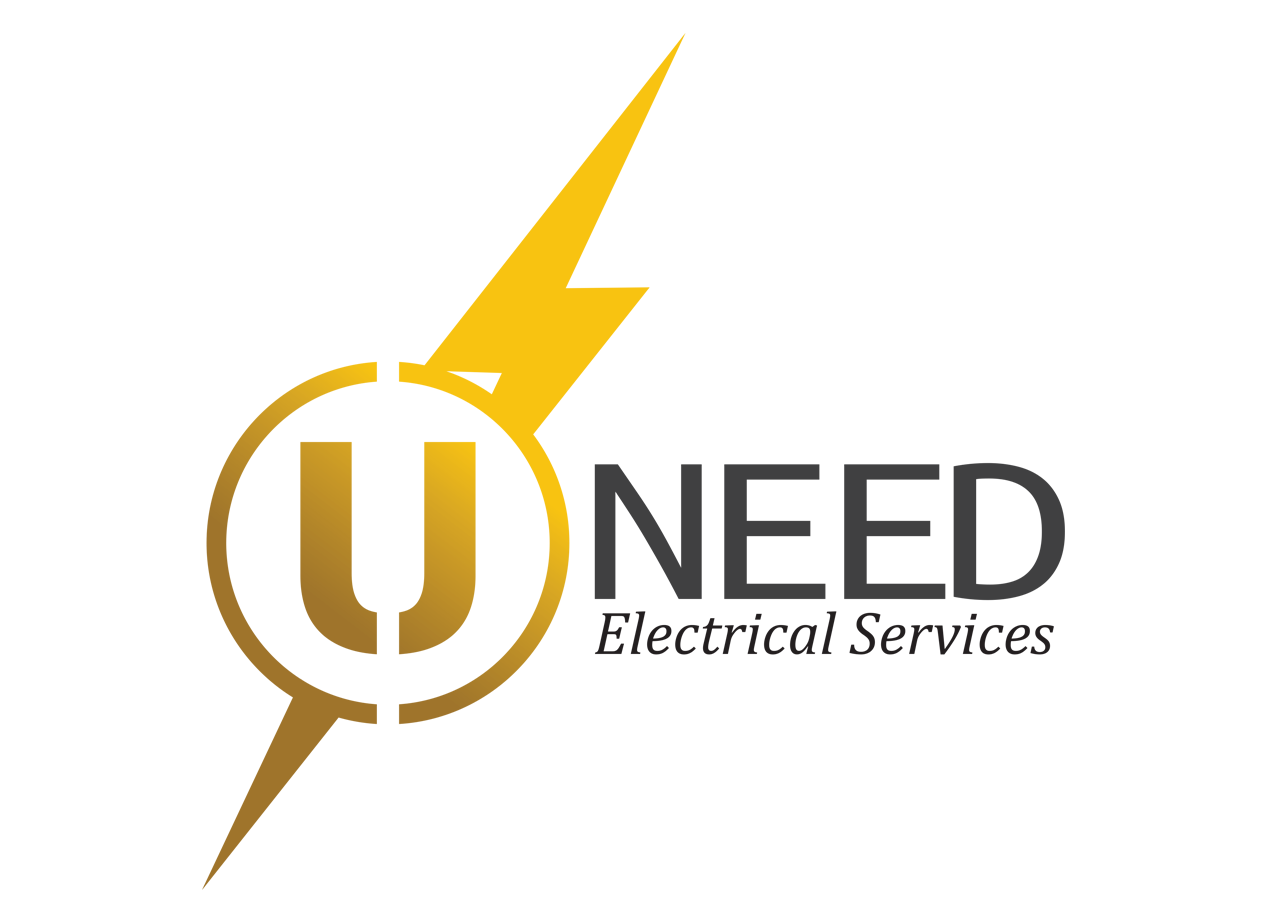 Logo and Business Card Design by Graphicient for Uneed Electrical Service | Design #9725981