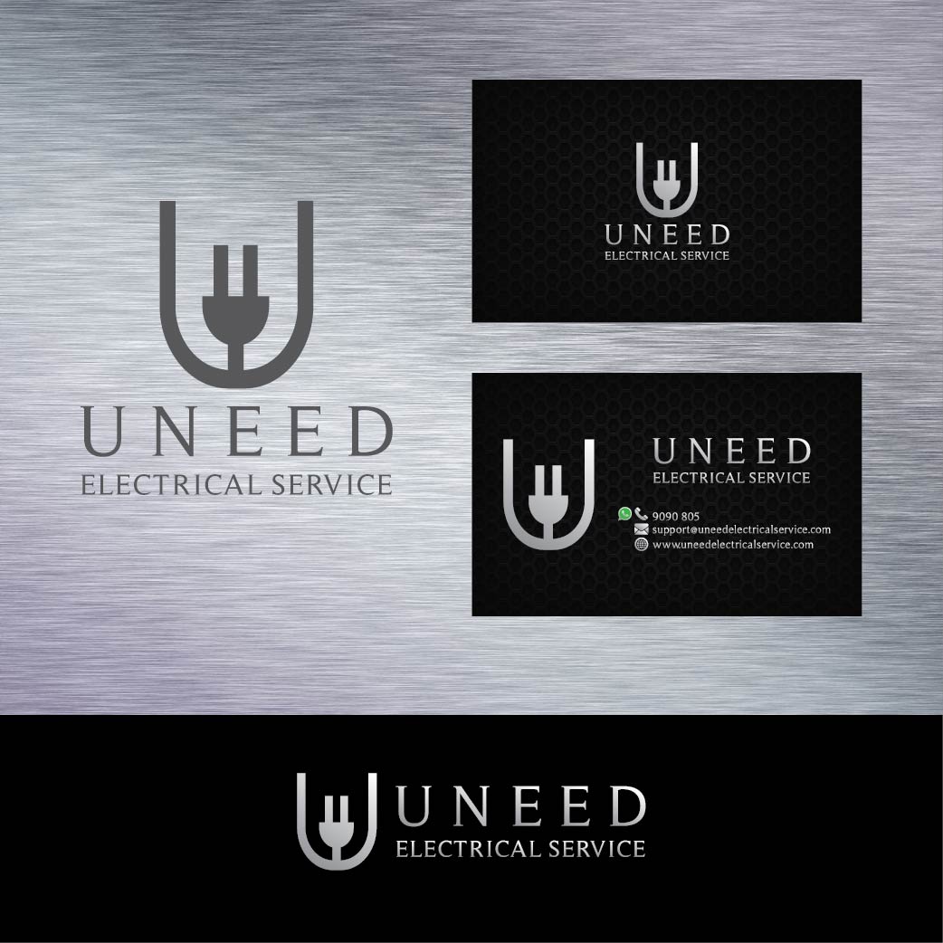 Logo and Business Card Design by arief.fathin for Uneed Electrical Service | Design #9657768