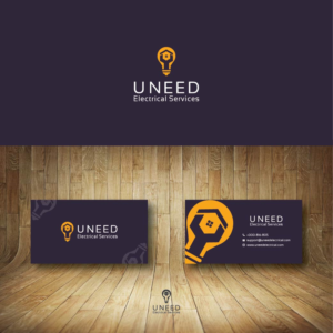 Logo and Business Card Design by arief.fathin for Uneed Electrical Service | Design: #9698615