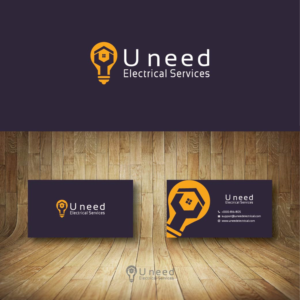 Logo and Business Card Design by arief.fathin for Uneed Electrical Service | Design: #9698896