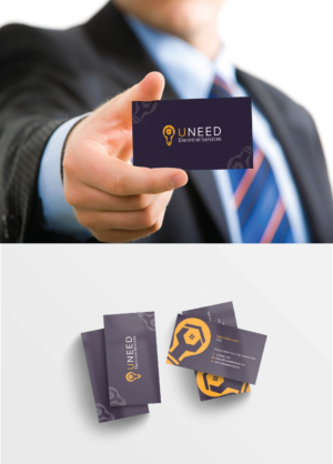 Logo and Business Card Design by arief.fathin for Uneed Electrical Service | Design: #9753979