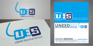 Logo and Business Card Design by berkahwidodo for Uneed Electrical Service | Design #9665782