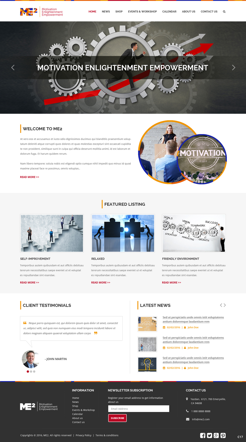Web Design by pb for this project | Design #9623647