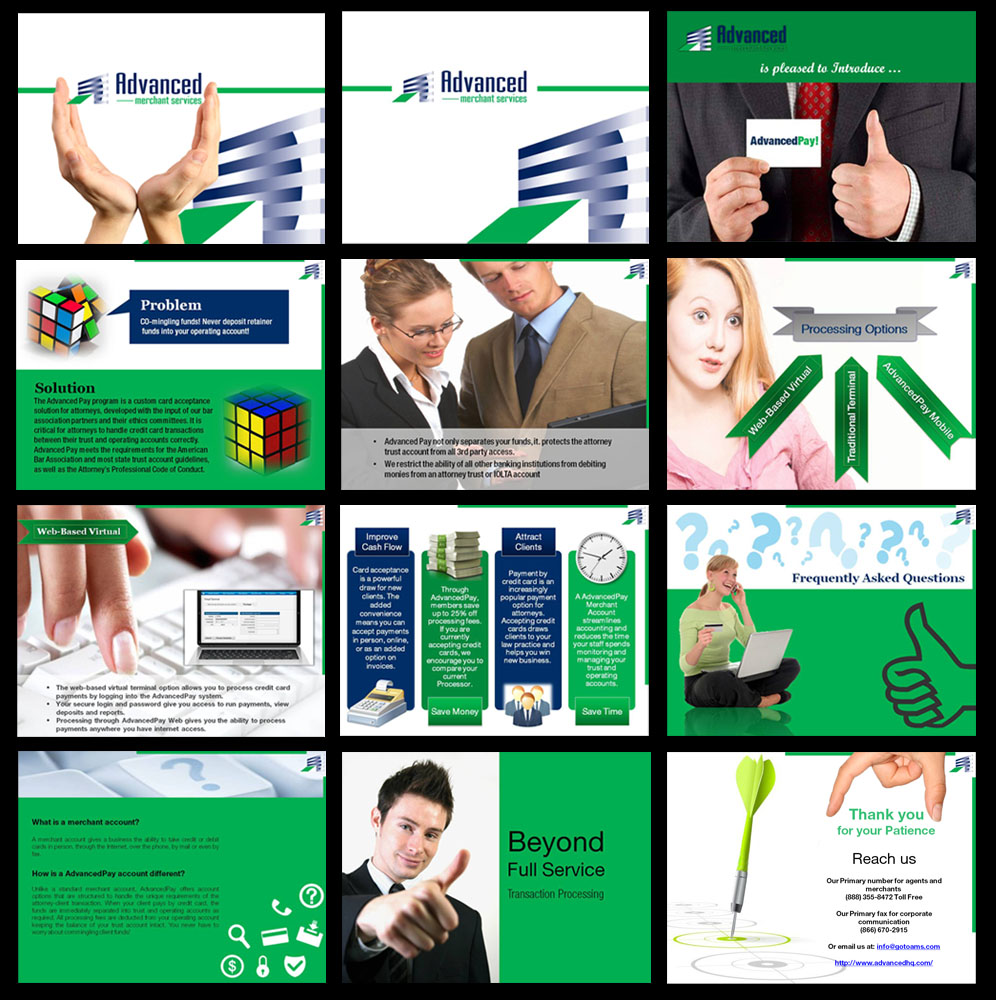 PowerPoint Design by Chinmayees for Advanced Merchant Services | Design #2139578