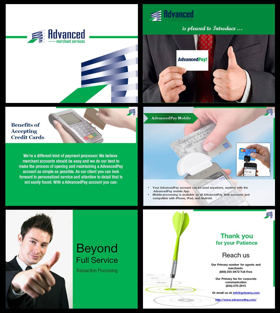 PowerPoint-Design von Chinmayees für Advanced Merchant Services | Design #2142944