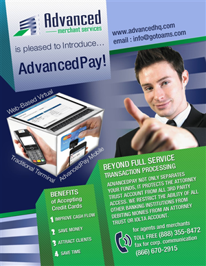 PowerPoint Design by Chinmayees for Advanced Merchant Services | Design: #2158951