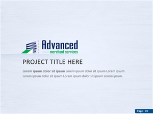 PowerPoint Design by Best Design Hub for Advanced Merchant Services | Design: #2102711