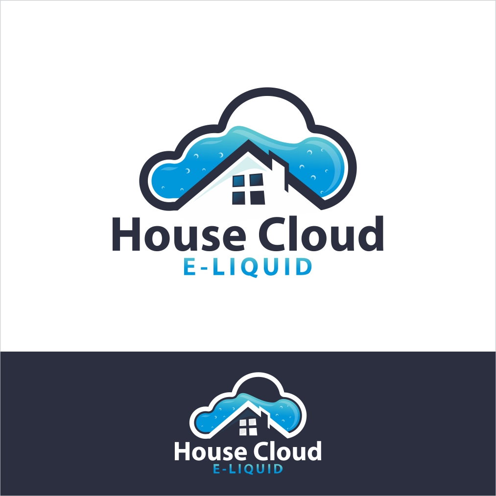 House Cloud E-Liquid Logo by Tickstyle