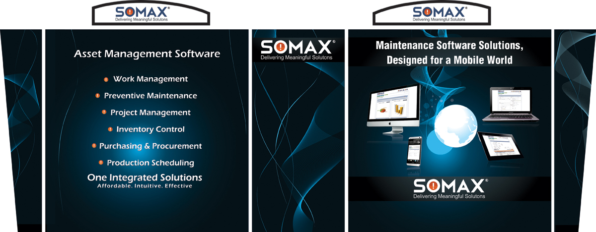 Trade Show Booth Design by Bins for SOMAX, Inc. | Design #2159045
