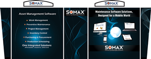 Trade Show Booth Design by Bins for SOMAX, Inc. | Design: #2159045