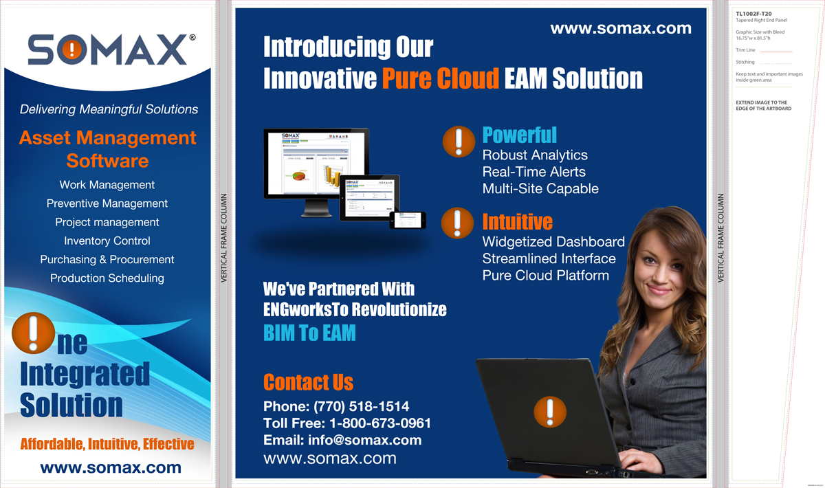 Diseño de Stand de Feria por uk para SOMAX, Inc. | Diseño #2152294