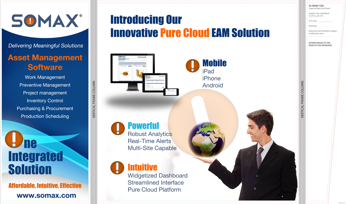 Trade Show Booth Design by uk for SOMAX, Inc. | Design #2155553