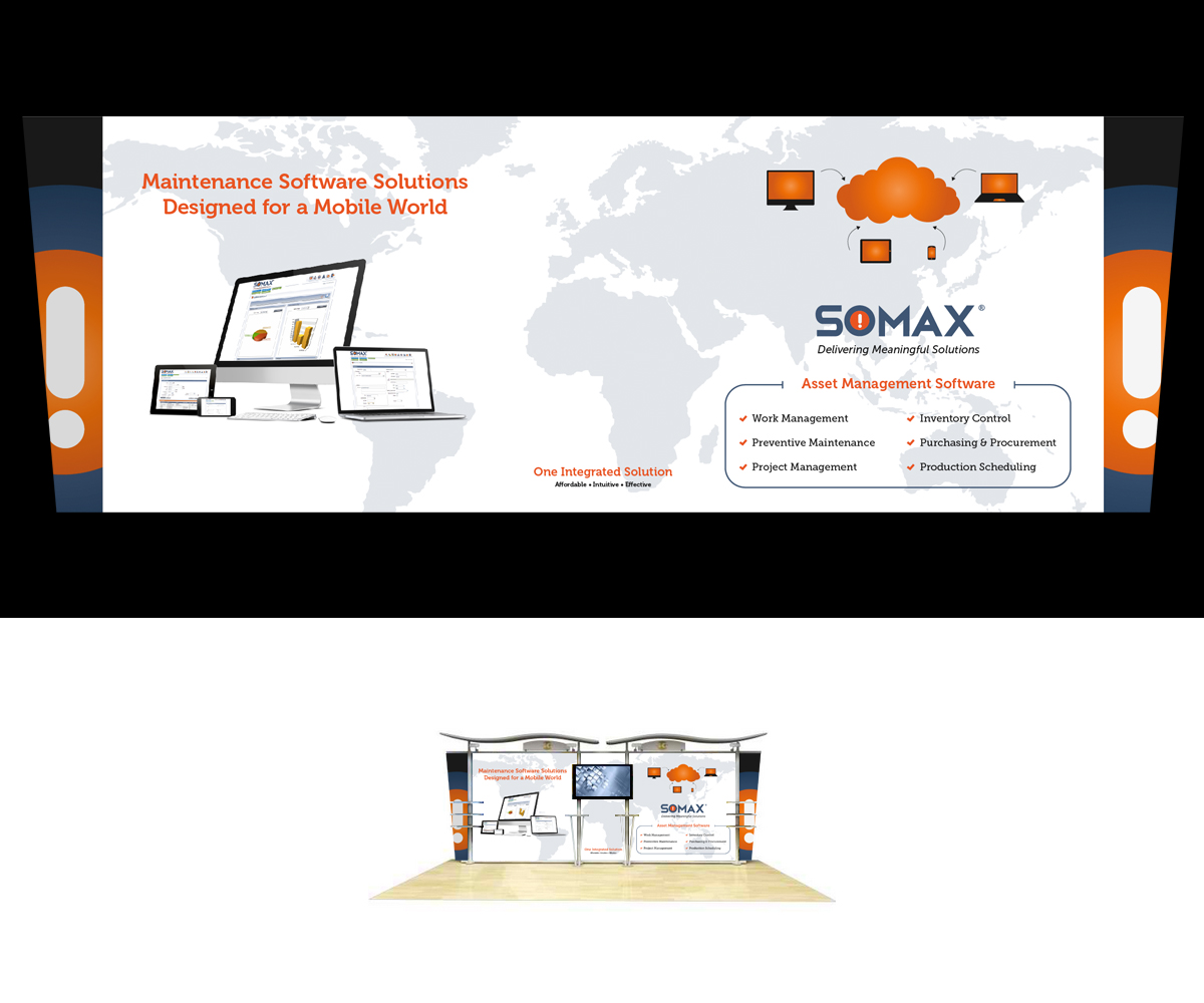Diseño de Stand de Feria por raph para SOMAX, Inc. | Diseño #2155059