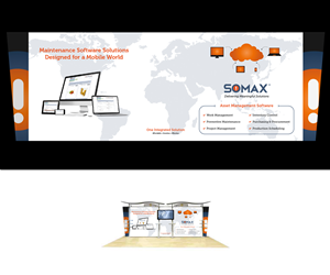 Trade Show Booth Design by raph for SOMAX, Inc. | Design: #2155059