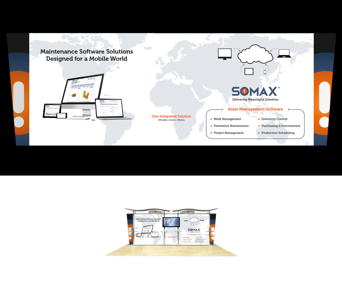 Trade Show Booth Design by raph for SOMAX, Inc. | Design #2155164
