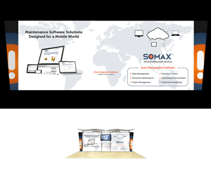 Trade Show Booth Design by raph for SOMAX, Inc. | Design: #2155164