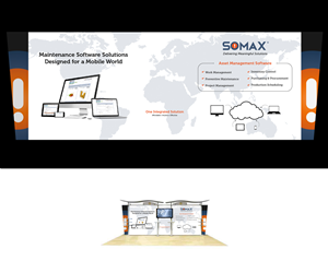 Trade Show Booth Design by raph for SOMAX, Inc. | Design: #2155234