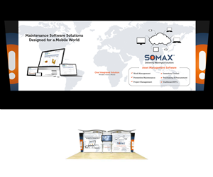 Trade Show Booth Design by raph for SOMAX, Inc. | Design: #2156029