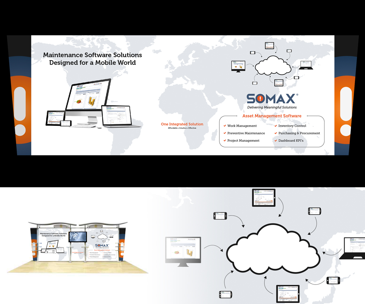 Trade Show Booth Design by raph for SOMAX, Inc. | Design #2156197