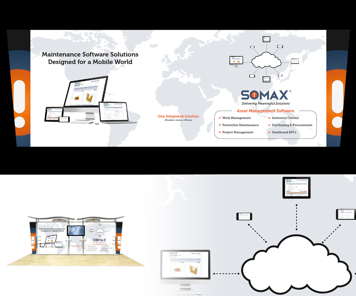 Trade Show Booth Design by raph for SOMAX, Inc. | Design #2159275
