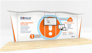 Trade Show Booth Design by RC Agency for SOMAX, Inc. | Design: #2165511
