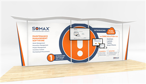 Trade Show Booth Design by RC Agency for SOMAX, Inc. | Design: #2166229