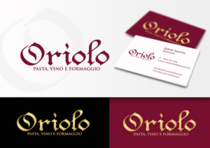 Oriolo, Pasta, Vino e formaggio | Logo Design by maria-kaz