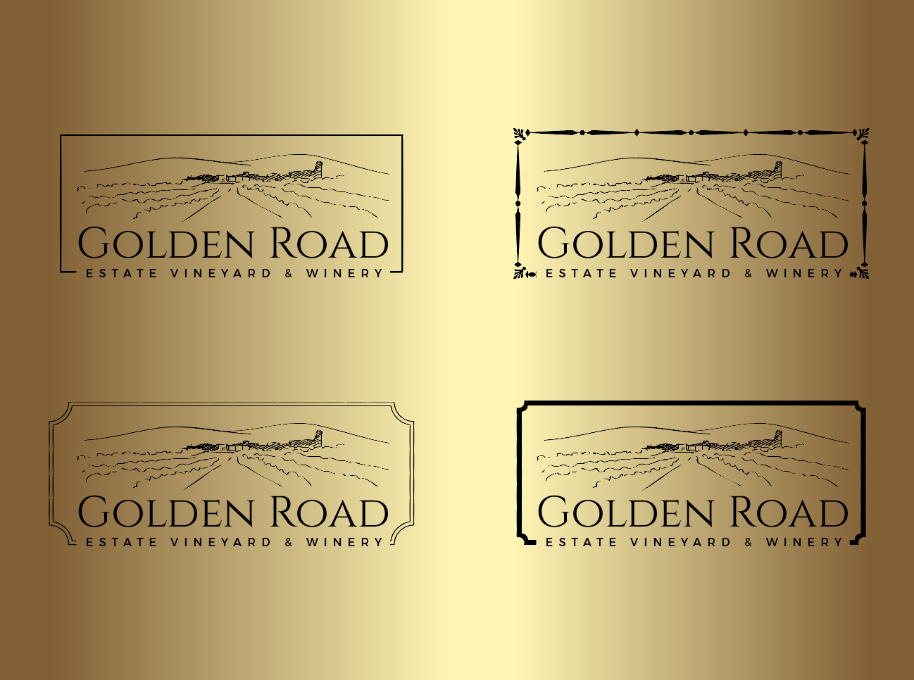 Logo Design by wonderland for Golden Road Estate | Design #9786615
