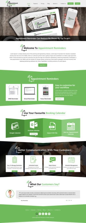 Landing page needed for existing website. High Converting SaaS Landing Page! | Design de Page d'Accueil par Sbss