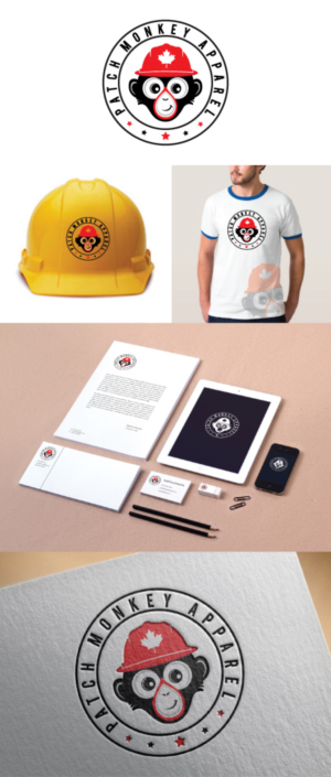 Logo Design by debdesign for Patch Monkey Apparel | Design: #9843264