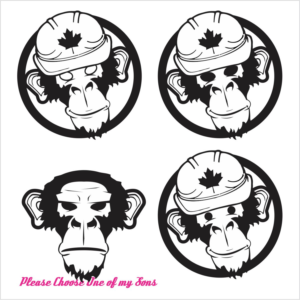 Logo Design by Daniel Clavijo for Patch Monkey Apparel | Design: #9897459