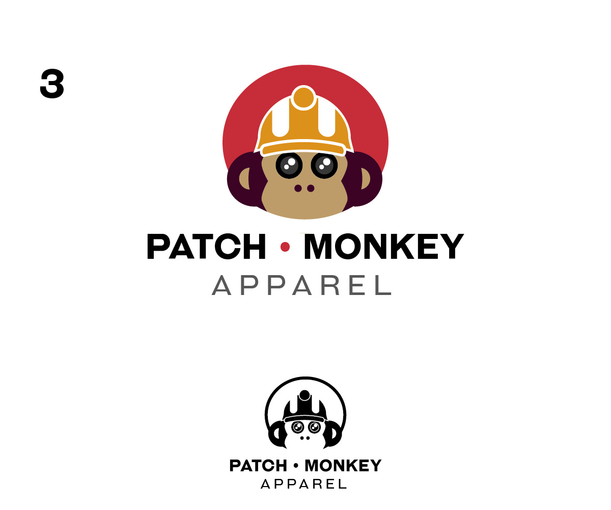 Logo Design by Zaida Escorcia for Patch Monkey Apparel | Design #9807600
