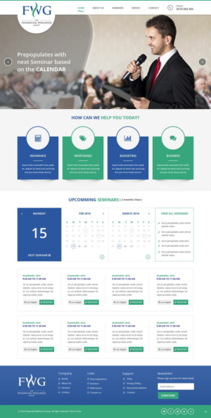 Web Design by pb for this project | Design: #9698071