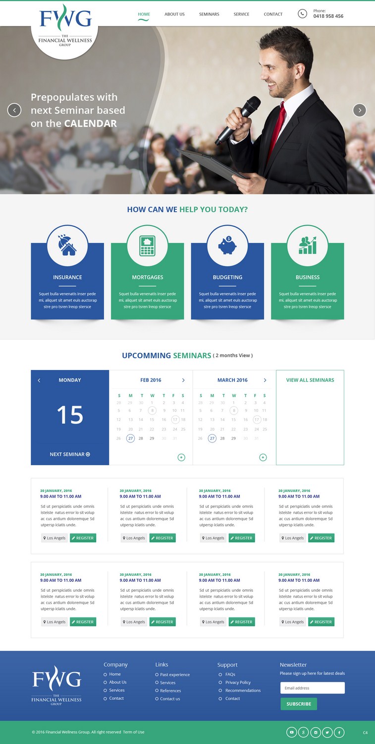 Web Design by pb for this project | Design #9698072