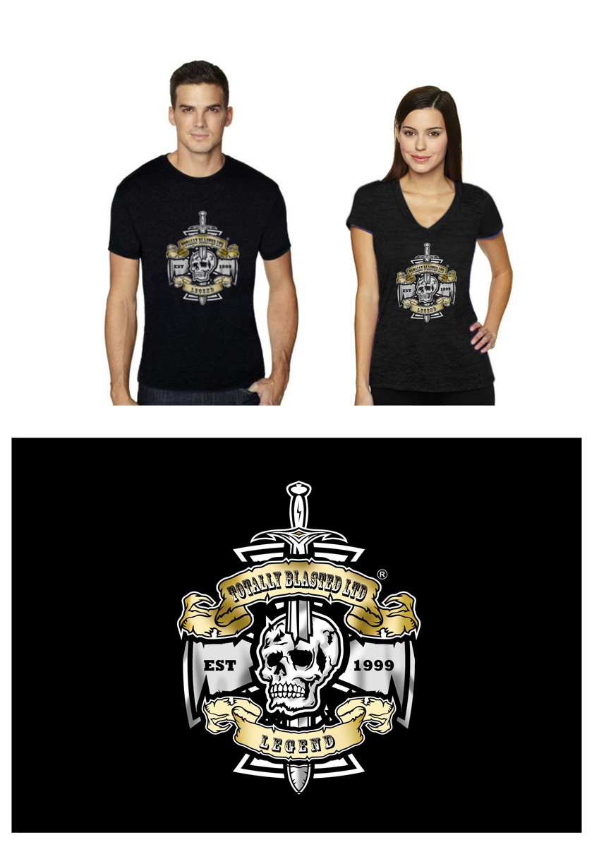 T-shirt Design by Sketsa Media for TOTALLY BLASTED LTD | Design #2131963