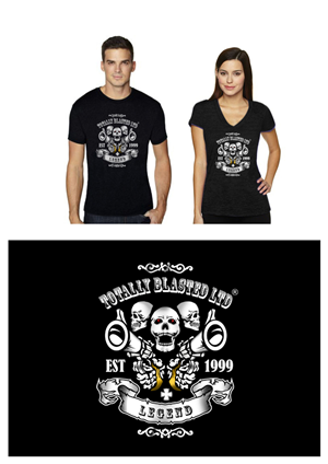 T-shirt Design Project for totally blasted Ltd. | T-shirt Design by Sketsa Media