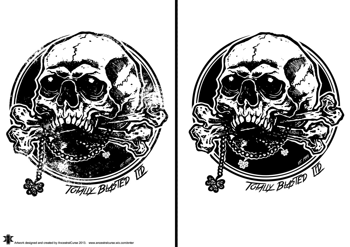 T-shirt Design by AncestralCurse for TOTALLY BLASTED LTD | Design #2114715