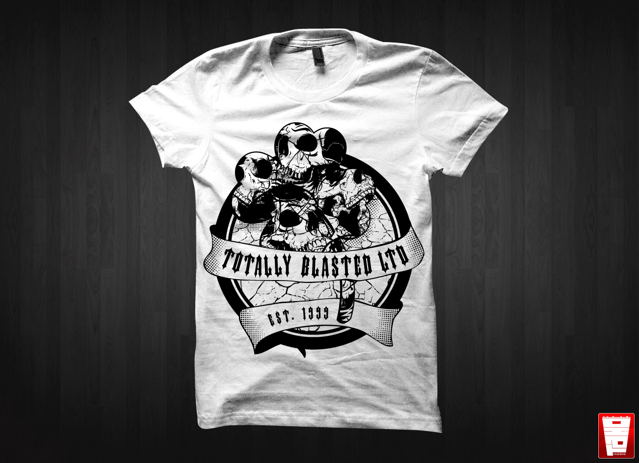 T-shirt Design by Taho Design for TOTALLY BLASTED LTD | Design #2152373