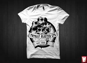 T-shirt Design Project for totally blasted Ltd. | T-shirt Design by Taho Design