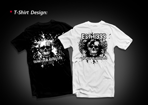 T-shirt Design Project for totally blasted Ltd. | T-shirt Design by wolfgfxdesign