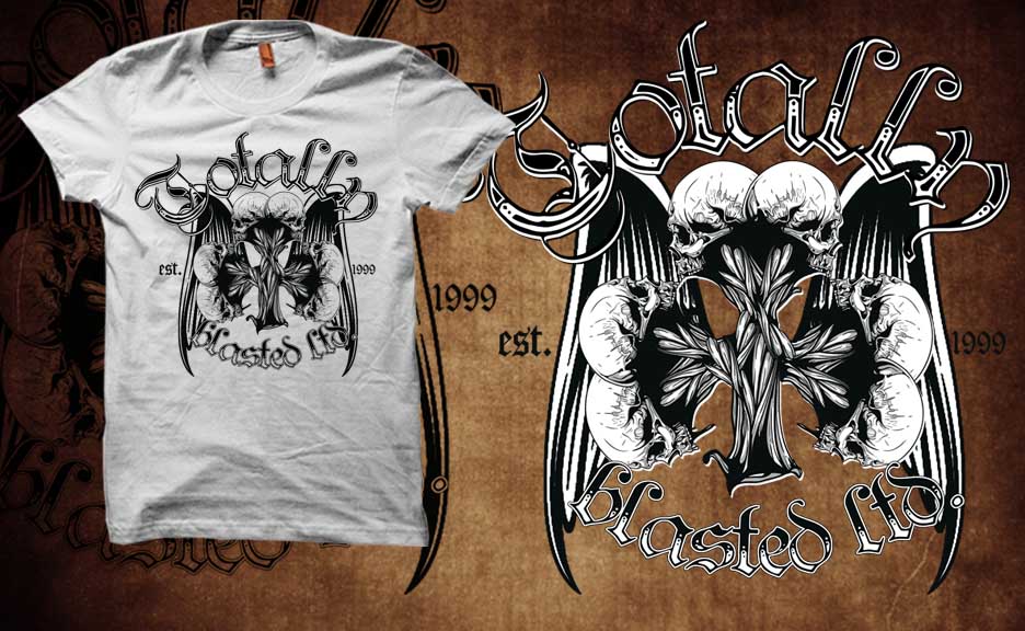 T-shirt Design by Ambrech for TOTALLY BLASTED LTD | Design #2170154