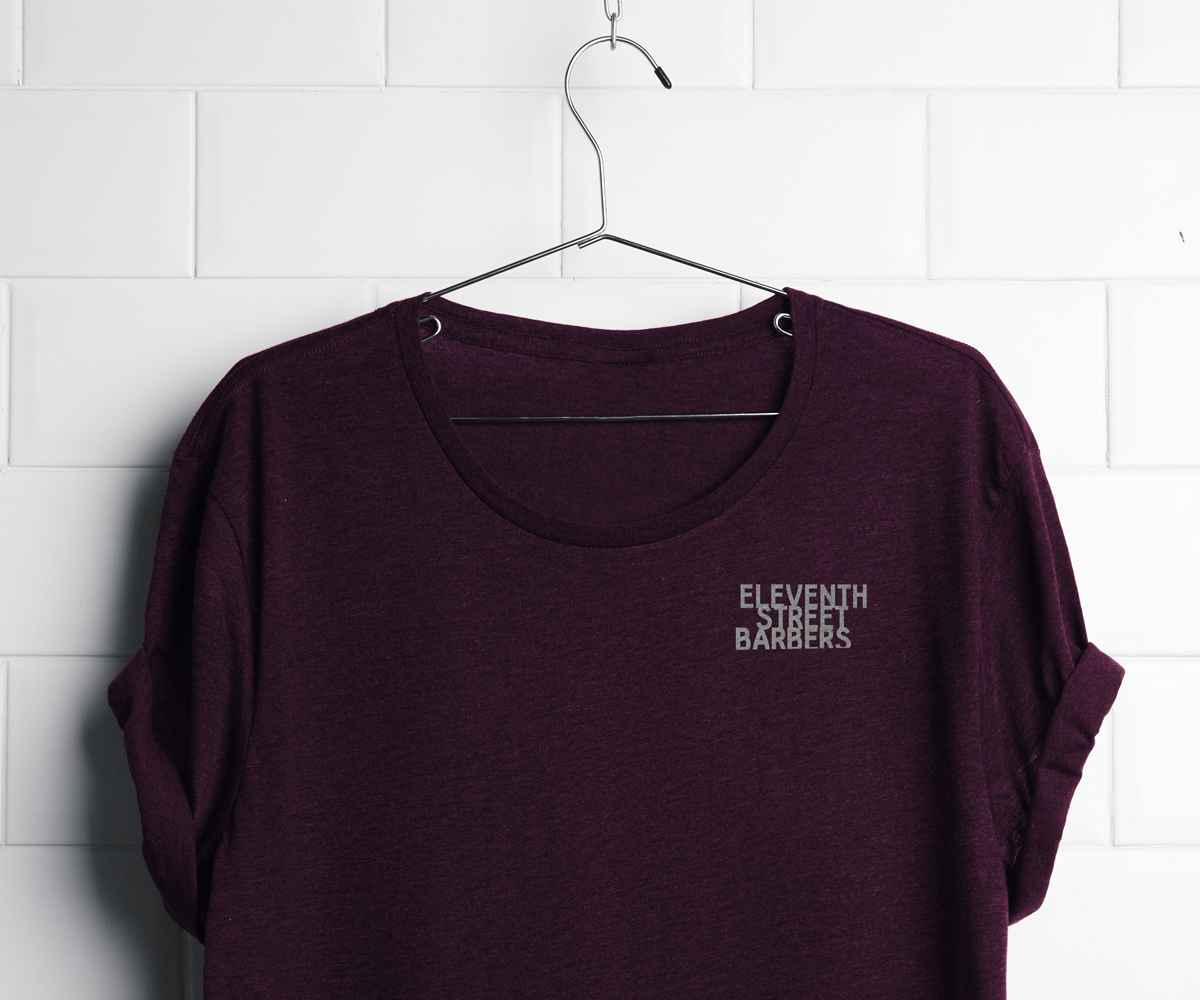 T-shirt Design by grover.priscilla for Eleventh Street Barber | Design #9795874