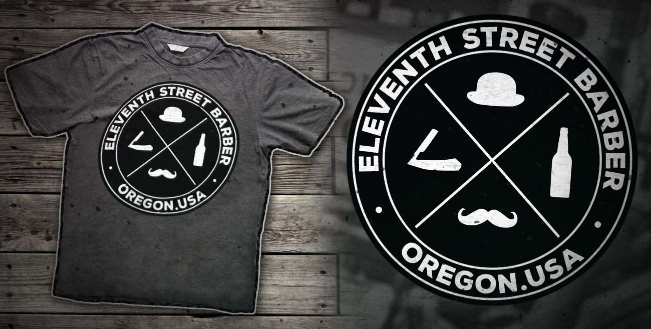 Diseño de Camiseta por LiquidPixel para Eleventh Street Barber | Diseño #9691179