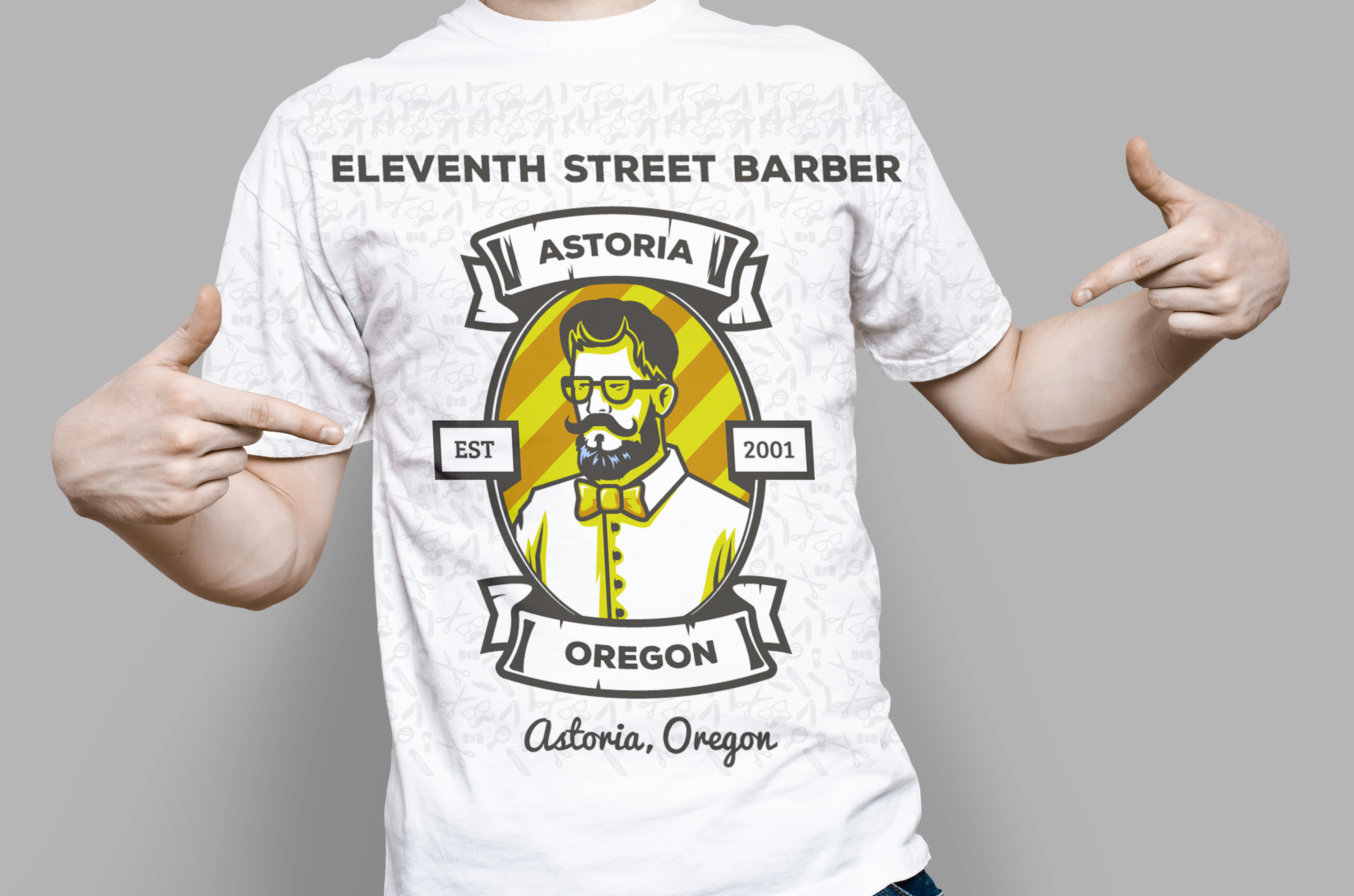 Diseño de Camiseta por Kamran007 para Eleventh Street Barber | Diseño #9790284