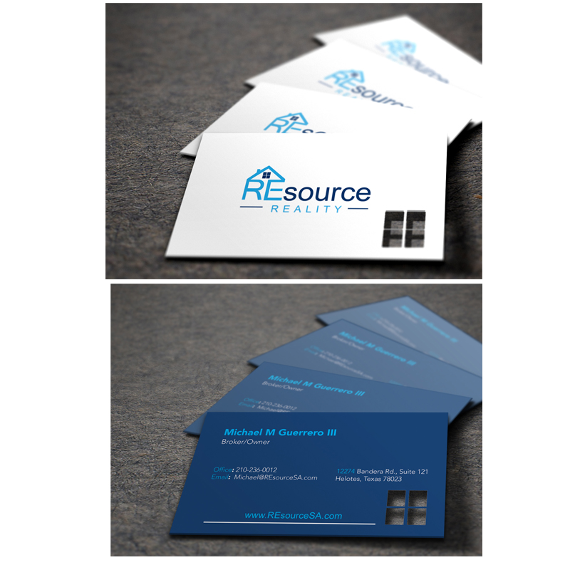 Business Card Design by blue-merry for REsource Realty | Design #2099407